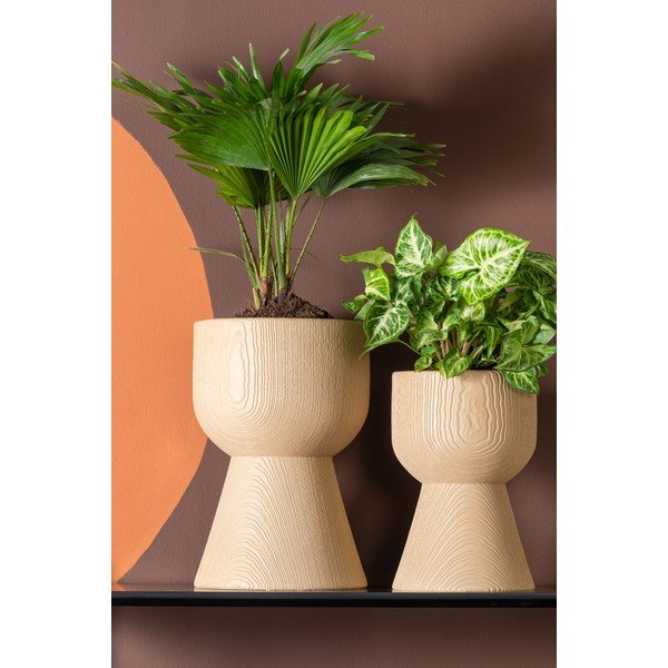 Béžový kvetináč PT LIVING Tam Tam, ø 21 cm-image-1