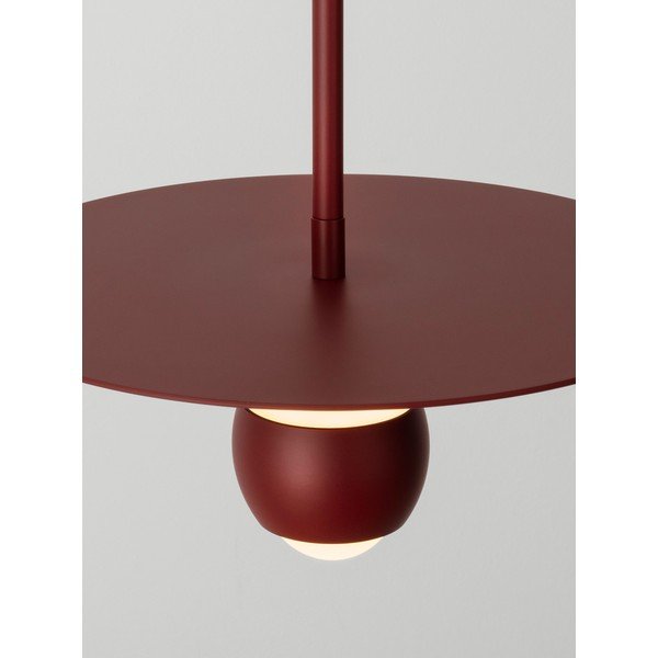 Červené hliníkové LED závesné svietidlo ø 30 cm Edem – Nova Luce-image-2