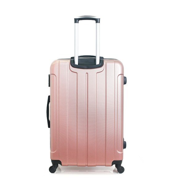 Cestovný kufor vo farbe ružového zlata na kolieskach Hero Fogo, 93 l-image-2