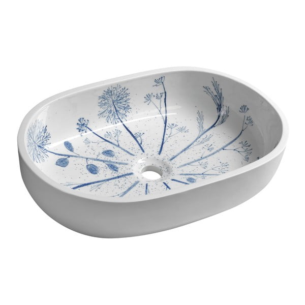 Biele keramické umývadlo 60x40 cm Priori – Sapho