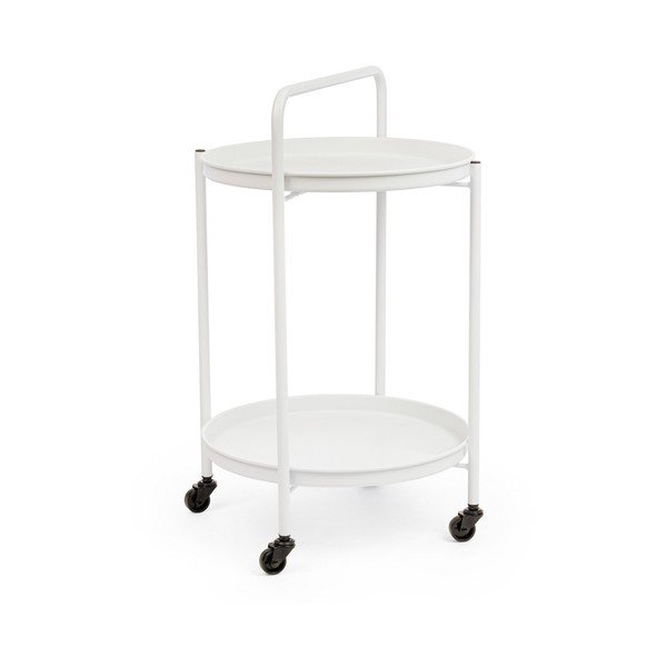 Oceľový servírovací stolík ø 44,5 cm Austin – Bizzotto