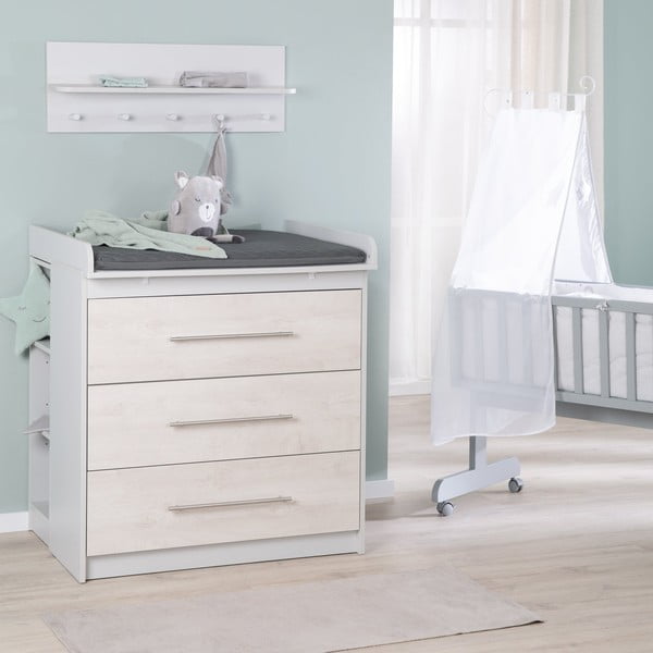 Prebaľovacia podložka 75x85 cm Graphite gesteppt – Roba-image-4