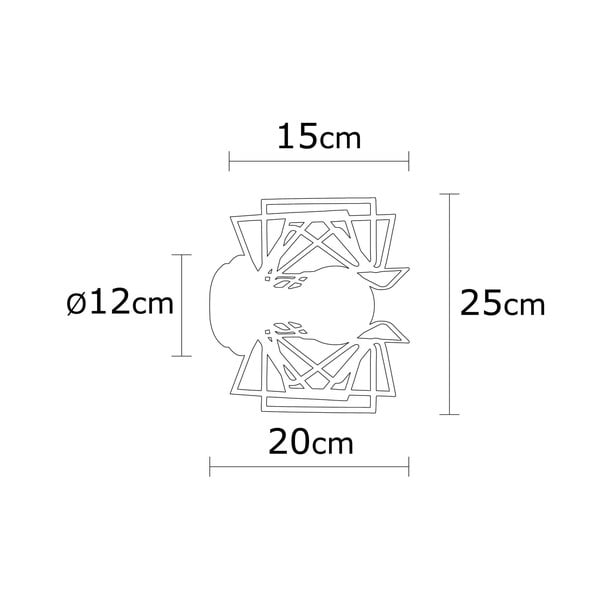 Čierne nástenné svietidlo Nemrut – Opviq lights-image-3