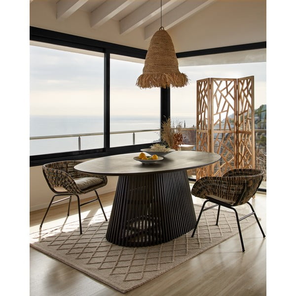 Drevený skladací paraván Kave Home AUSTY-image-4