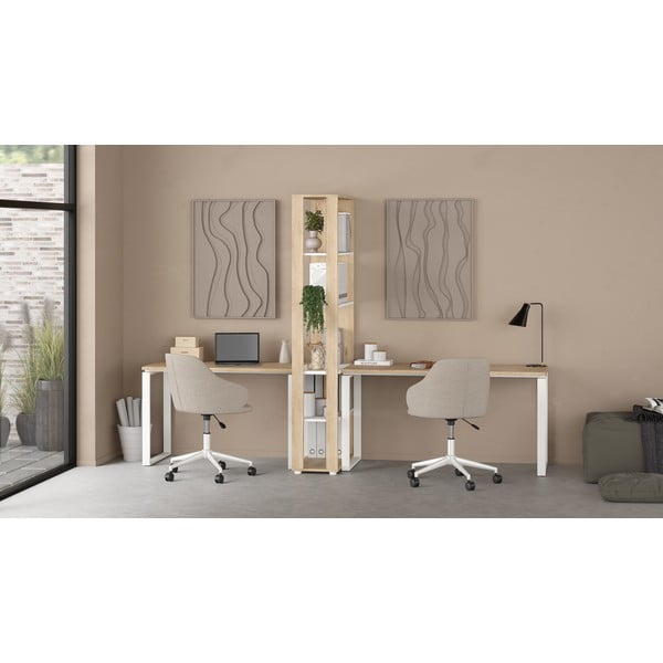 Pracovný stôl s doskou v dubovom dekore 60x150 cm Sign – Tvilum-image-4