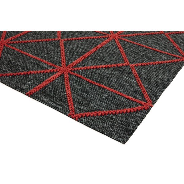 Čierno-červený koberec Asiatic Carpets Prism, 160 x 230 cm-image-4