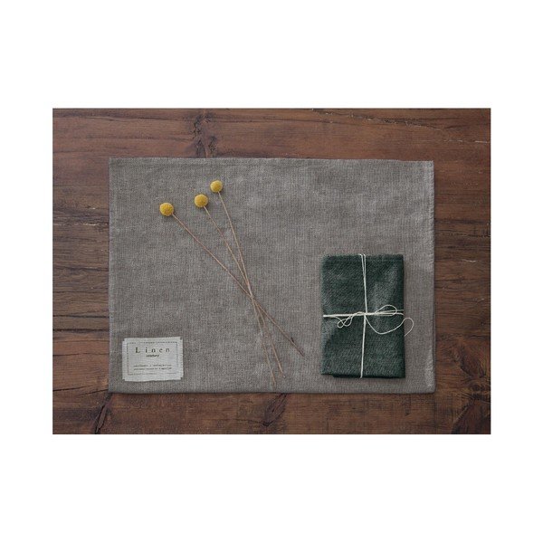 Súprava 4 ks látkových obrúskov s prímesou ľanu Really Nice Things Green Gradient, 43 x 43 cm-image-2