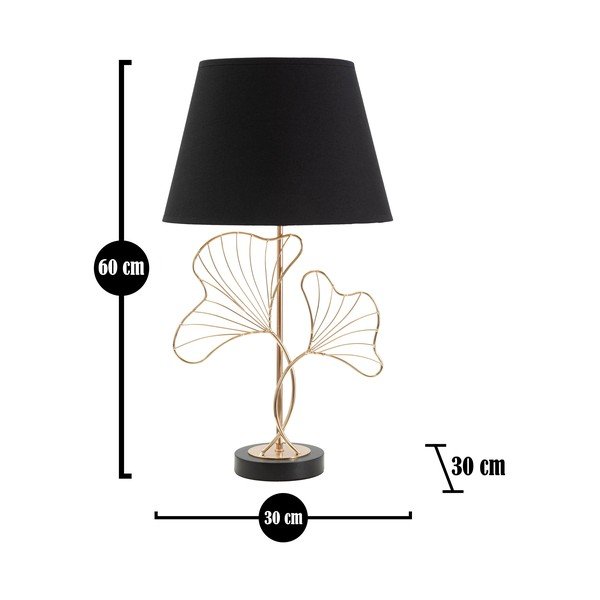 Čierna stolová lampa Mauro Ferretti Gingko-image-2