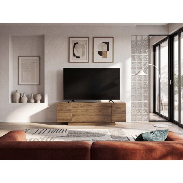 TV stolík v dekore duba v prírodnej farbe 140x45x40 cm Victor – Marckeric-image-3