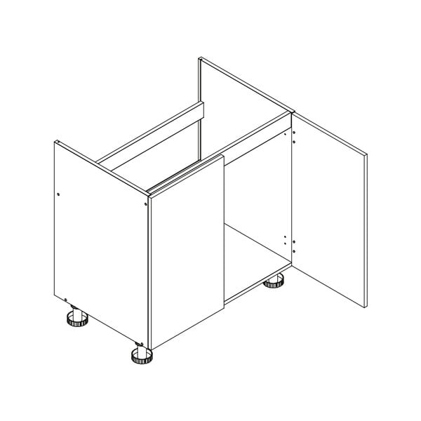 Rovná kuchyňa bez pracovnej dosky (bez montáže) 240 cm Zane – STOLKAR-image-4
