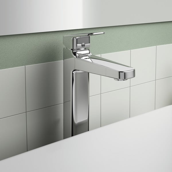 Umývadlová batéria v lesklo striebornej farbe Ceraplan – Ideal Standard-image-1