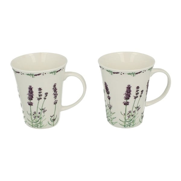 Set 2 porcelánových hrnčekov Duo Gift Lavender