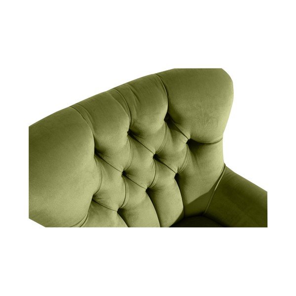 Zelené kreslo Max Winzer Brandon Suede-image-1