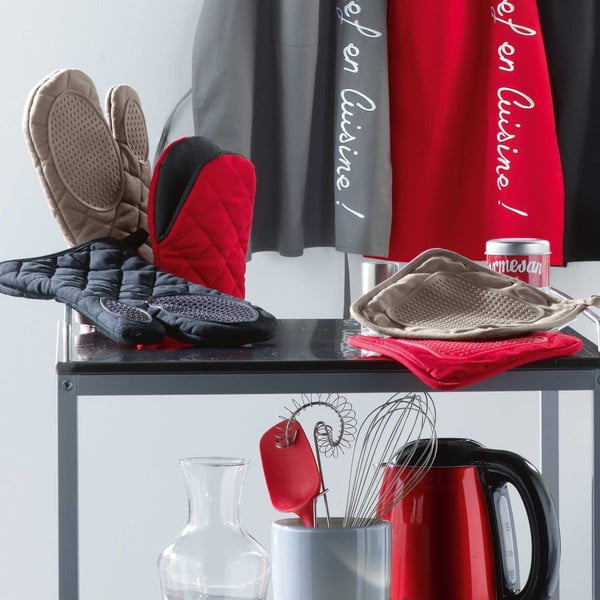 Bavlnená/silikónová kuchynská rukavica Cuistot – douceur d'intérieur-image-1