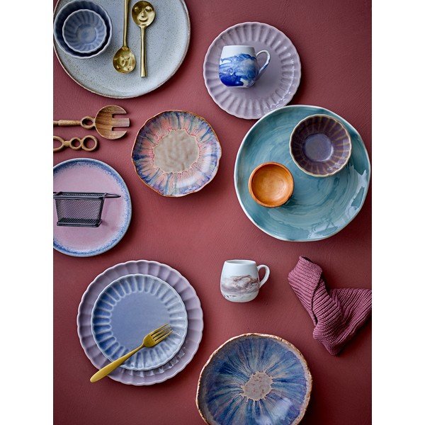 Tmavofialová kameninová miska 400 ml Latina – Bloomingville-image-4