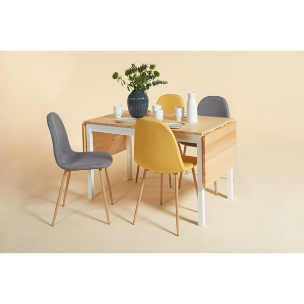 Súprava jedálenského stola Brisbane a štyroch jedálenských stoličiek Lissy - Bonami Essentials-image-1