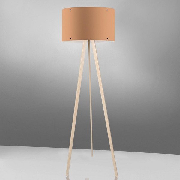 Béžová stojacia lampa Woddy-image-1