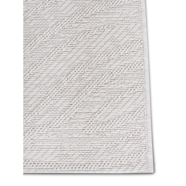 Krémovobiely vonkajší koberec 194x290 cm – Elle Decoration-image-4