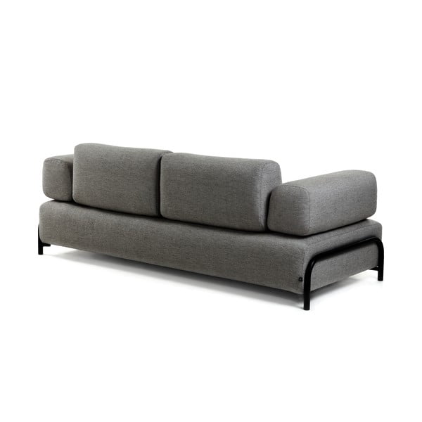 Tmavosivá pohovka s podrúčkami Kave Home Compo-image-4