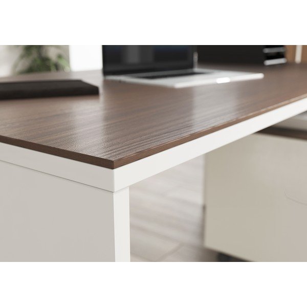 Pracovný stôl v dekore orecha 158x79 cm Ancona - Germania-image-1