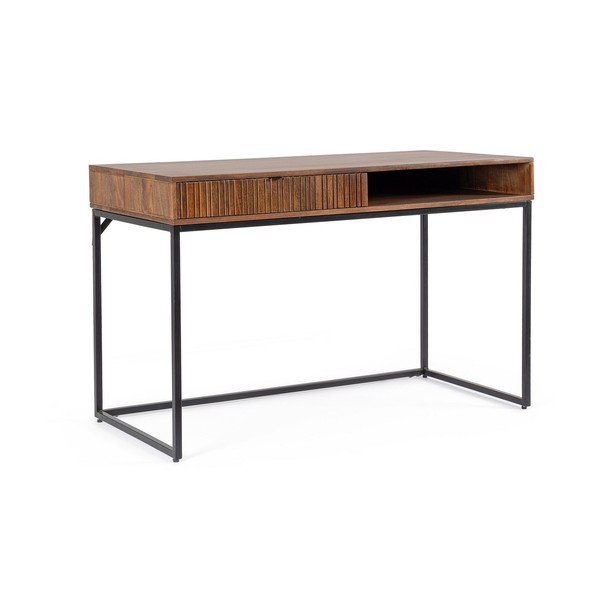 Pracovný stôl s doskou z mangového dreva 60x120 cm Tadita – Bizzotto
