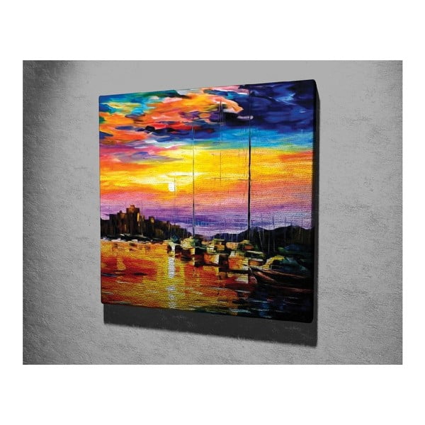 Nástenná reprodukcia na plátne Leonid Afremov, 45 × 45 cm-image-1