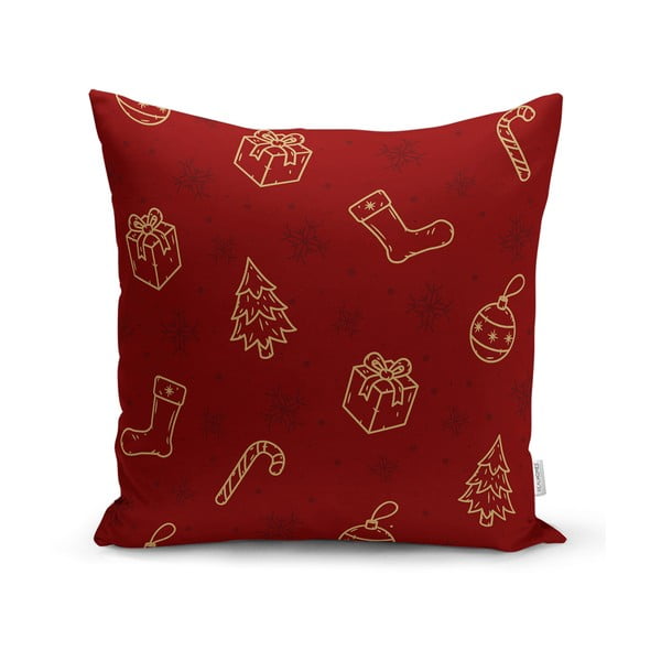 Obliečka na vankúš s vianočným motívom 43x43 cm – Mila Home