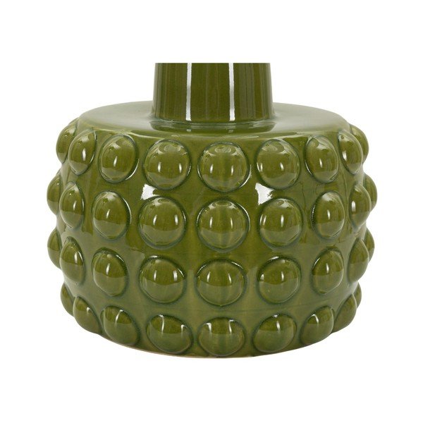 Biela/zelená keramická stolová lampa s textilným tienidlom (výška  51,5 cm) Gress – Mauro Ferretti-image-2