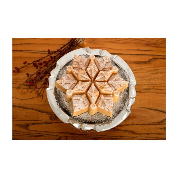 Forma na pečenie v striebornej farbe Nordic Ware Snowflake, 1,4 l-image-2