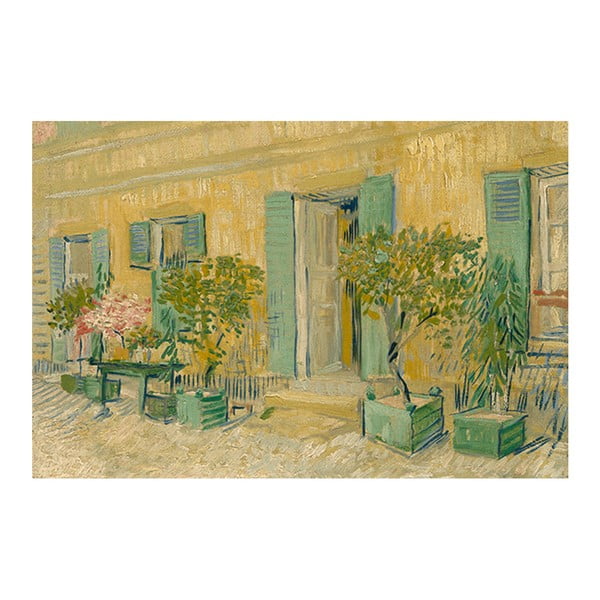 Obraz Vincenta van Gogha - Exterior of a Restaurant in Asnières, 90x60 cm