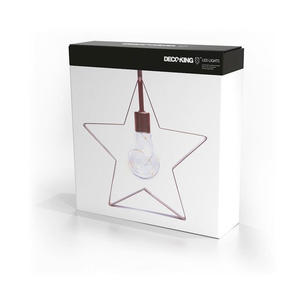 LED svetelná dekorácia DecoKing Star, výška 23 cm-image-3