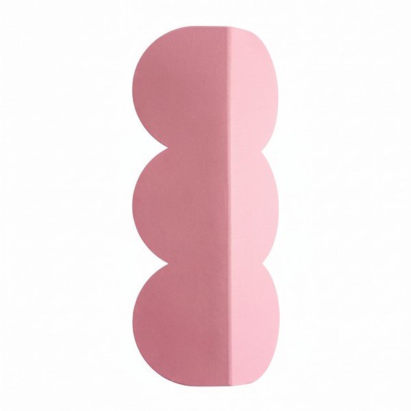 Ružové hliníkové nástenné svietidlo BISCUIT – Thoro