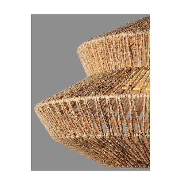 Povrazové závesné svietidlo v prírodnej farbe ø 50 cm Nua – Nova Luce-image-3