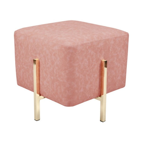 Ružová stolička / puf 360 Living Liani