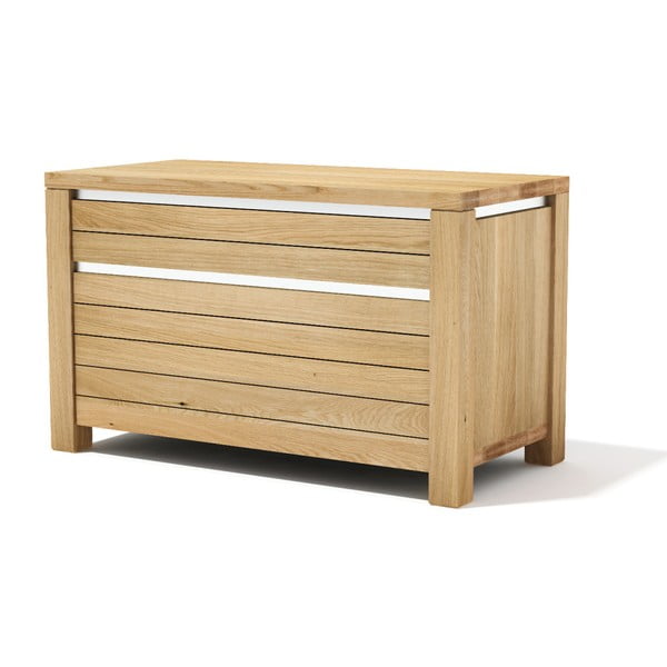 Komoda z masívneho dubového dreva Javorina Next, 124 cm