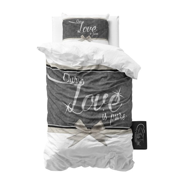 Bavlnené obliečky na jednolôžko Sleeptime Pure Love, 140 × 220 cm