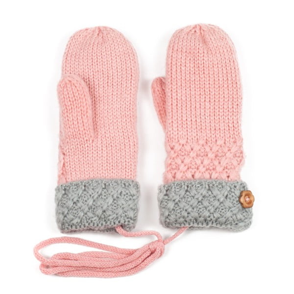 Ružové rukavice Tina