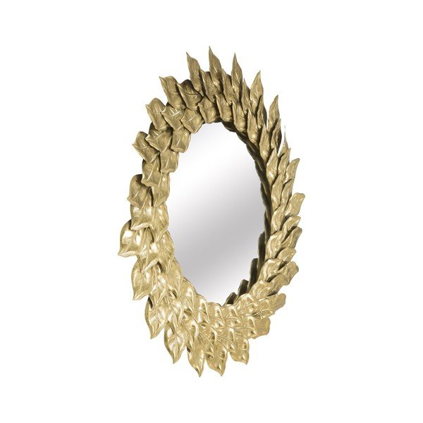 Nástenné zrkadlo v zlatej farbe Mauro Ferretti Aton, ⌀ 73 cm-image-2