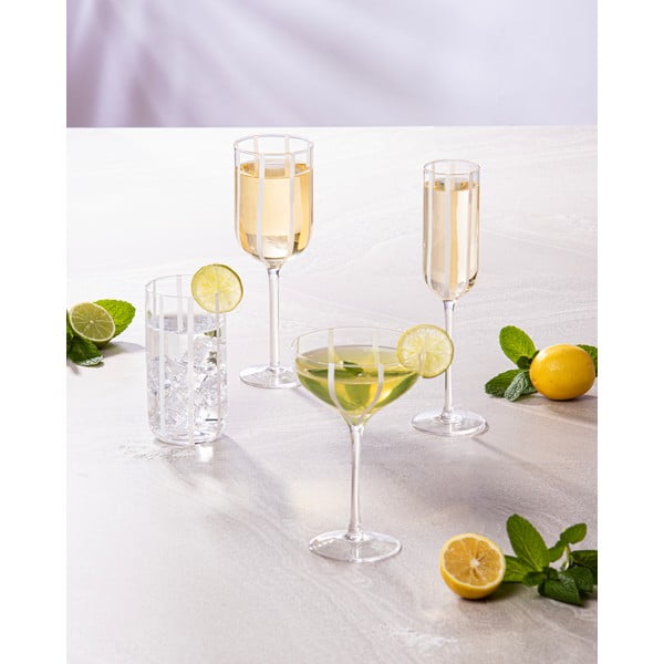 Poháre v súprave 4 ks na víno 350 ml Stripe – Ladelle-image-1