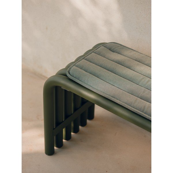 Zelená kovová záhradná lavica Nokk – noo.ma-image-2