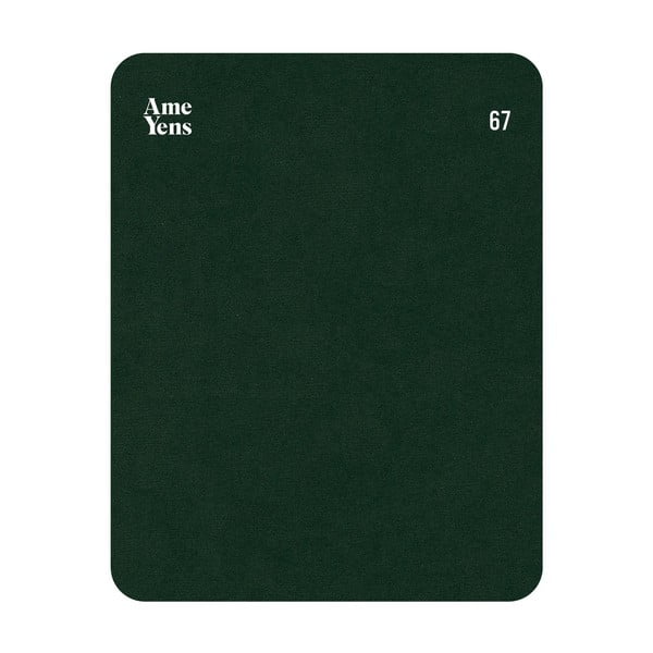 Tmavozelené zamatové relaxačné kreslo Kukumo – Ame Yens-image-4