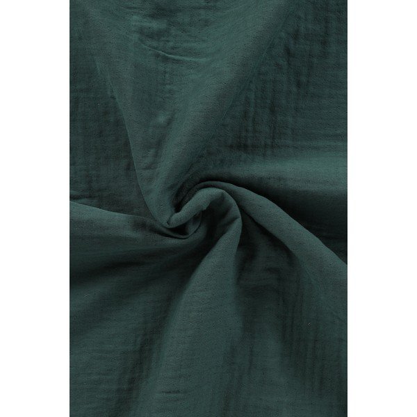 Zelené mušelínové obliečky na dvojlôžko 200x200 cm Stonewashed – Mijolnir-image-2
