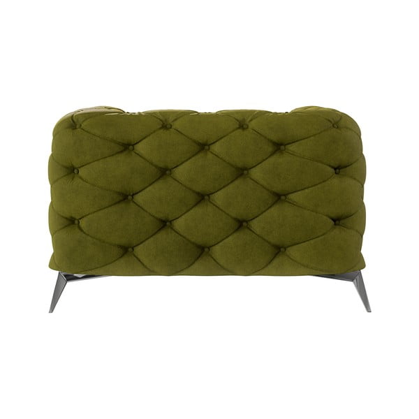 Zelené zamatové kreslo Chelsea – Ropez-image-2