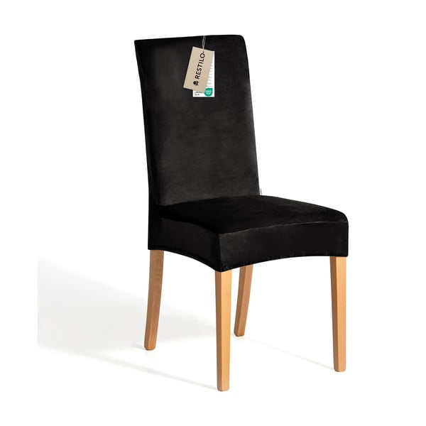 Čierny napínací poťah na stoličku 48 cm Sento – Restilo-image-2