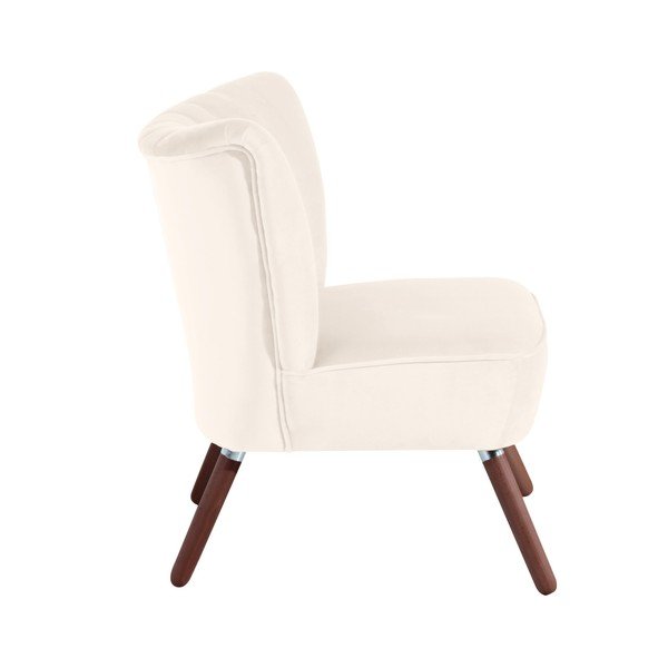 Krémové kreslo Max Winzer Alessandro Velour-image-1