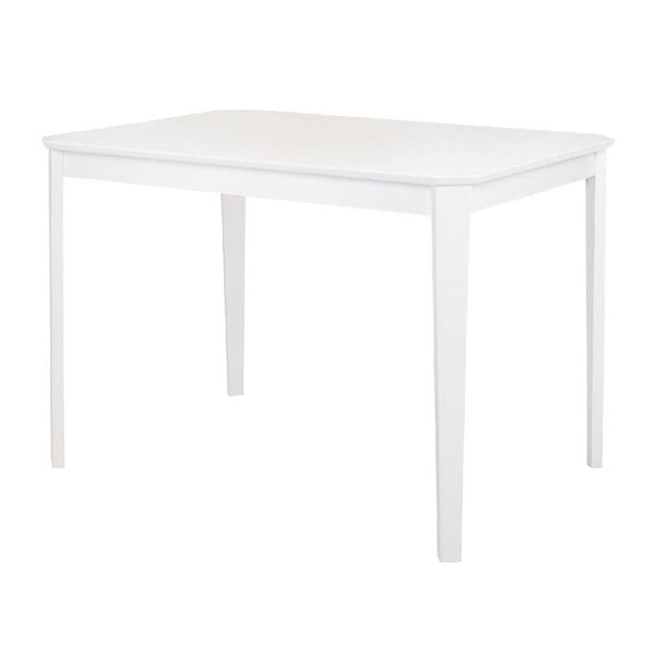 Biely jedálenský stôl 13Casa Kaos, 110 x 75 cm
