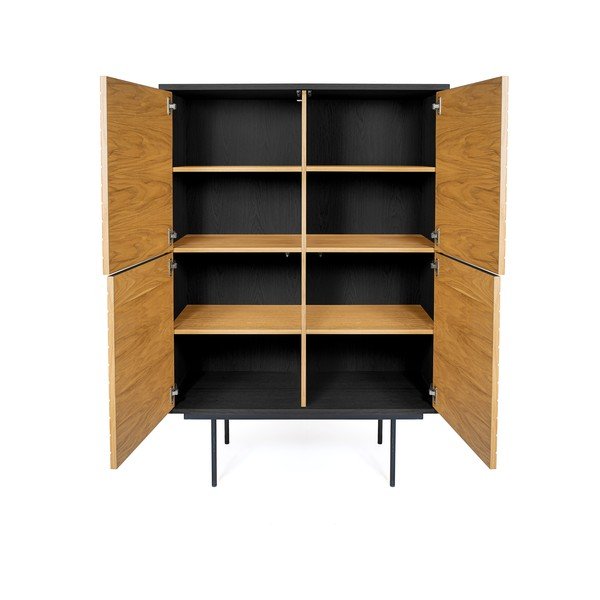 Komoda v dekore dubového dreva Woodman Stripe Oak-image-3