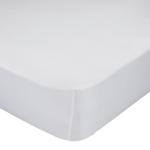 Biela elastická plachta z čistej bavlny, 120 × 60 cm