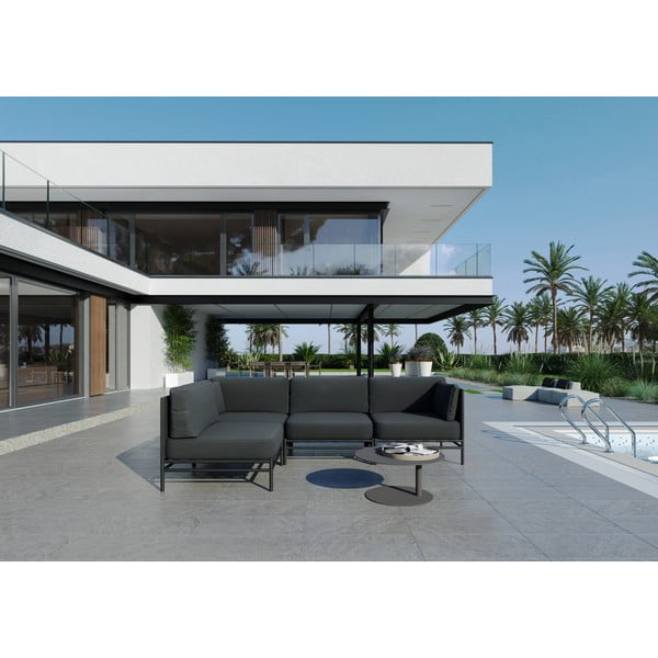 Tmavosivá záhradná modulárna pohovka 234 cm Dandy – Sit Sit-image-4