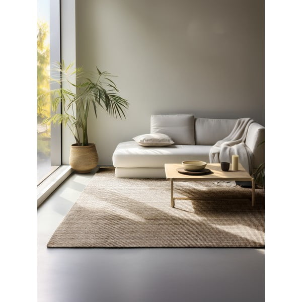 Taupe jutový koberec 80x150 cm Bouclé – Hanse Home-image-1